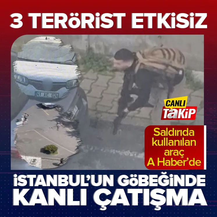 İstanbul 4. Levent'te bulunan Yapı Kredi Plazaları önündeki polis noktasında silah sesleri duyuldu