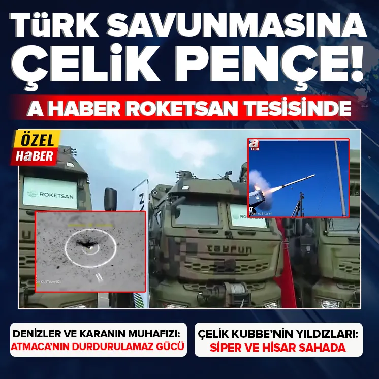 Türk sahasına yerli ve milli kalkan