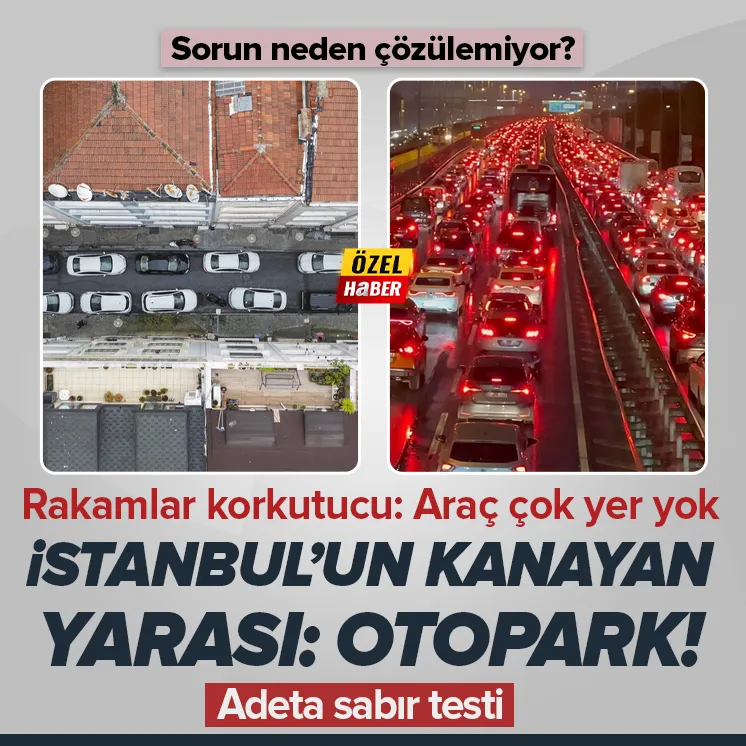 Megakentte trafik kadar kronikleşen otopark sorunu