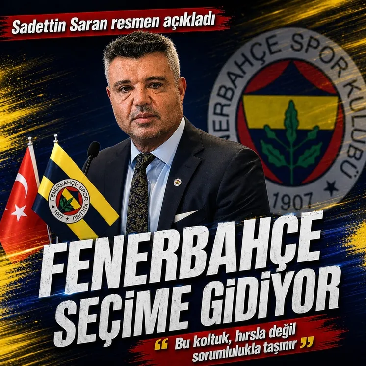 Sadettin Saran resmen a&ccedil;ıkladı