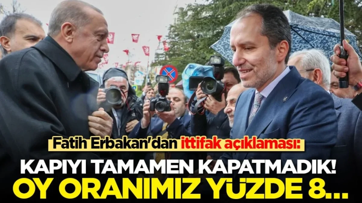 Yeniden Refah Partisi Genel Başkanı Fatih Erbakan