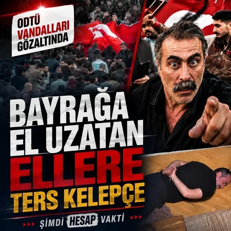 T&uuml;rk bayrağı a&ccedil;an &ouml;ğrencilere al&ccedil;ak saldırı d&uuml;zenlendi