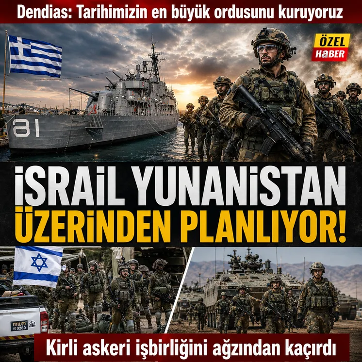 İsrail Yunanistan &uuml;zerinden planlıyor