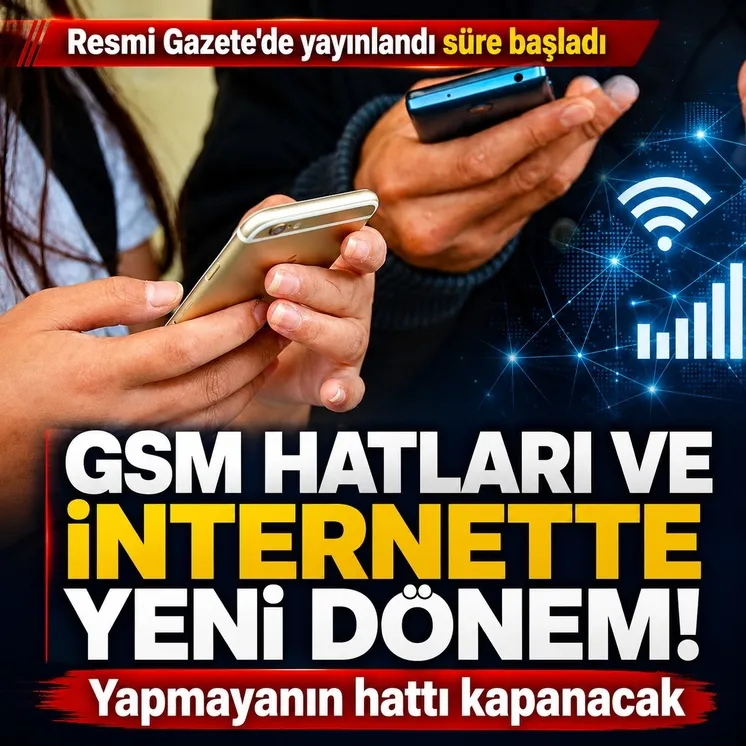 Mobil hatlarda ve internet abonelikleri i&ccedil;in yeni d&ouml;nem başlıyor