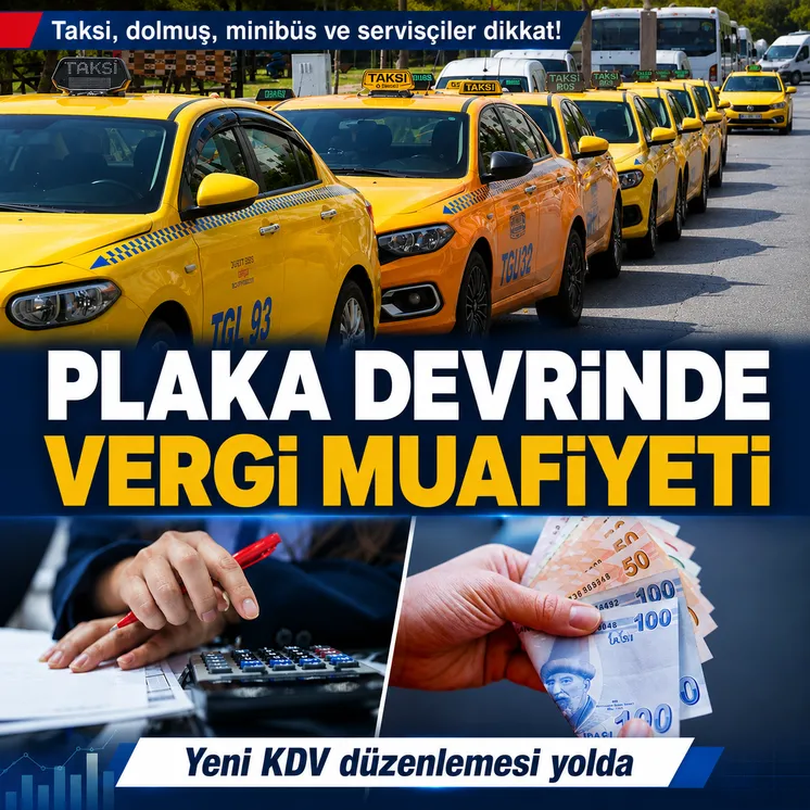 Taksi, dolmuş, minib&uuml;s ve servislere KDV d&uuml;zenlemesi