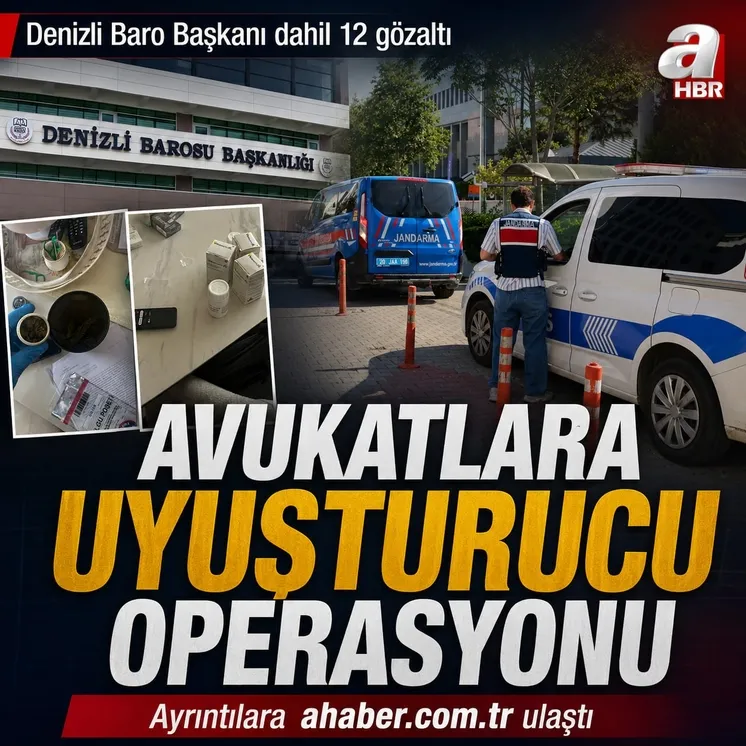 Avukatlara uyuşturucu operasyonu