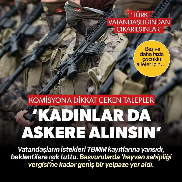 Vatandaşlardan TBMM'ye dilek&ccedil;e