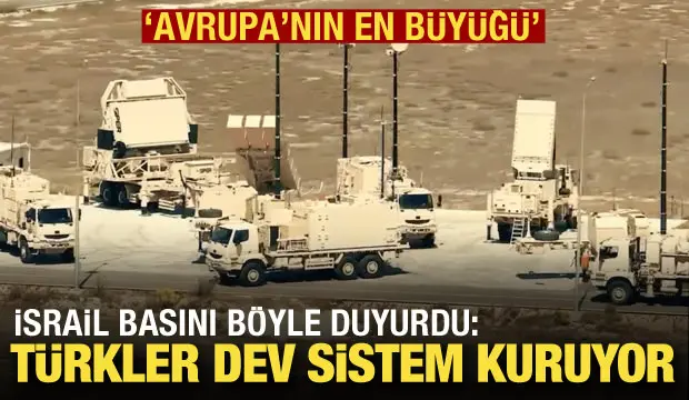 İsrail basını ASELSAN'ın "&Ccedil;elik Kubbe" projesini manşetine taşıyarak
