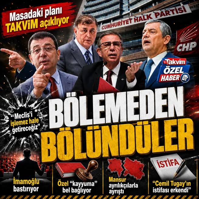 CHP'yi b&ouml;lemeden b&ouml;l&uuml;nd&uuml;ler