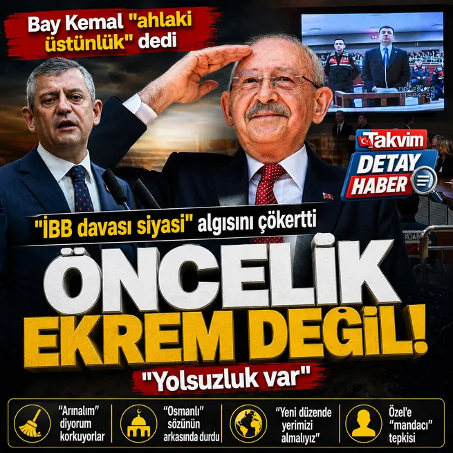 &Ouml;nceliğimiz İmamoğlu değil ahlaki &uuml;st&uuml;nl&uuml;k mesajı