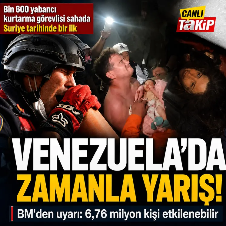 Venezuela, 7,2 ve 7,5 b&uuml;y&uuml;kl&uuml;ğ&uuml;ndeki iki yıkıcı depremin ardından art&ccedil;ı sarsıntılarla m&uuml;cadele etmeye devam ediyor
