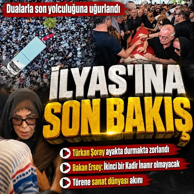 Kadir İnanır i&ccedil;in Barbaros Hayrettin Paşa Camii'nde cenaze t&ouml;reni d&uuml;zenlendi
