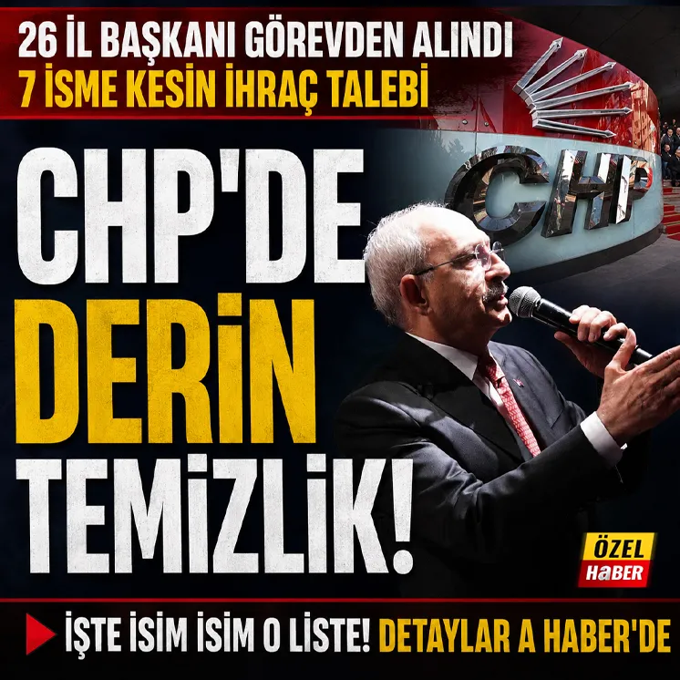 CHP'de &ouml;rg&uuml;t temizliği