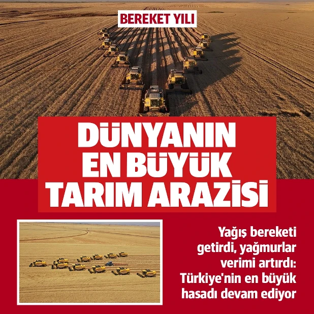 D&uuml;nyanın tek par&ccedil;a halindeki en b&uuml;y&uuml;k tarım arazisi