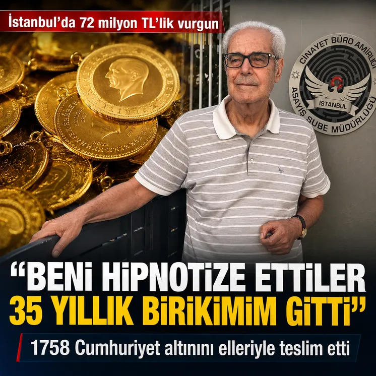 "Eşimle birlikte yıllardır biriktirdiğimiz her şeyi &ccedil;aldılar. Adeta beni hipnotize etmişlerdi