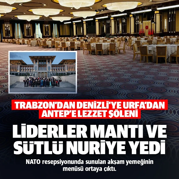 NATO liderlerine sunulan men&uuml; ortaya &ccedil;ıktı