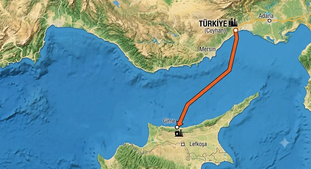 T&uuml;rkiye'den KKTC'ye doğal gaz hattı kuruluyor