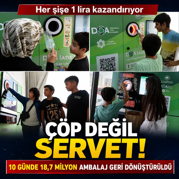 10 g&uuml;nde 19 milyon adet