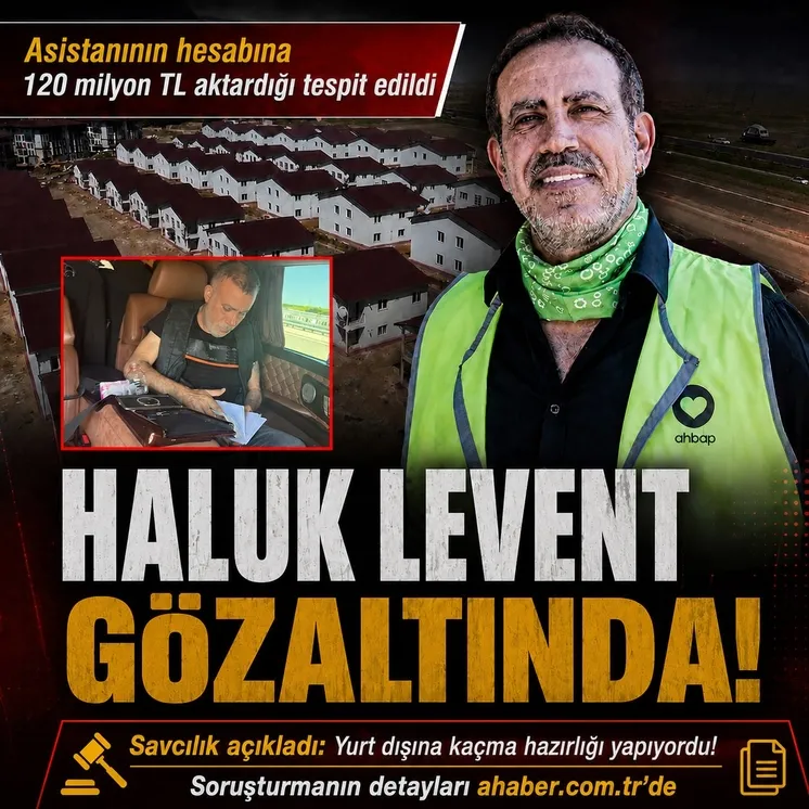 Haluk Levent g&ouml;zaltına alındı