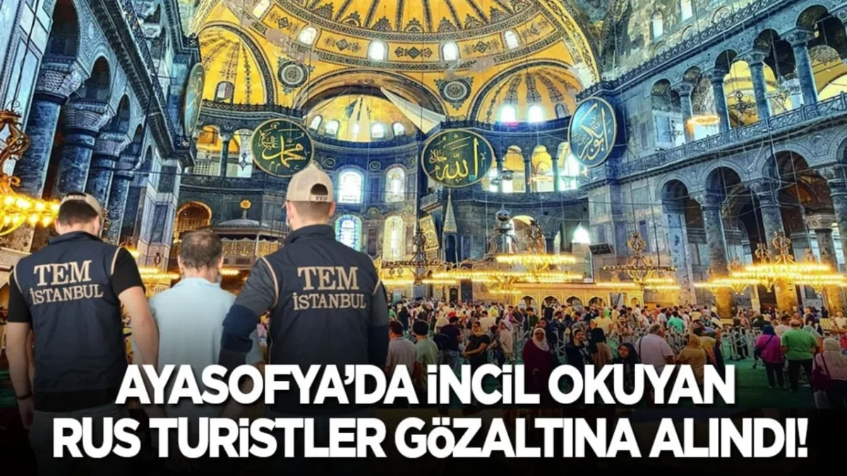 İstanbul'da tatil i&ccedil;in bulunan Rus turist &ccedil;ift