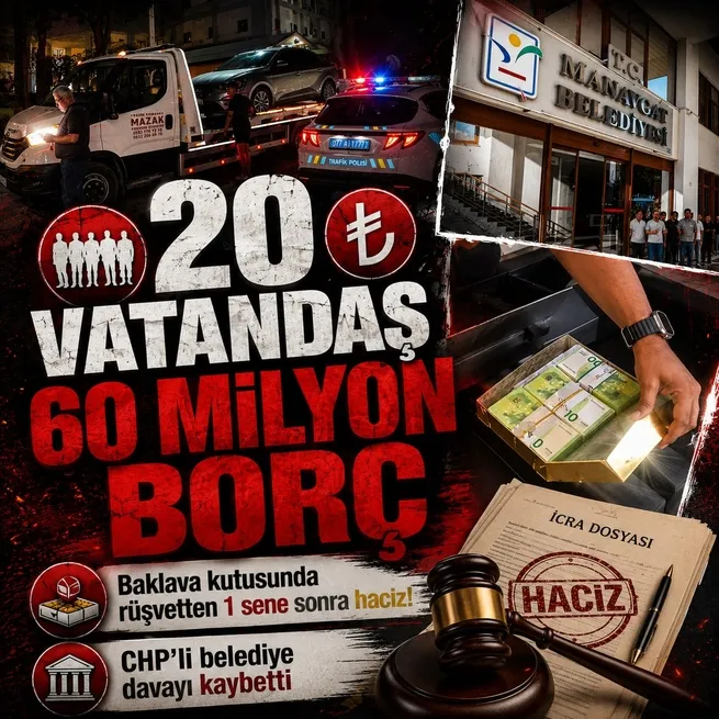 Borcunu &ouml;demeyen CHP'li Manavgat Belediyesi'ne haciz