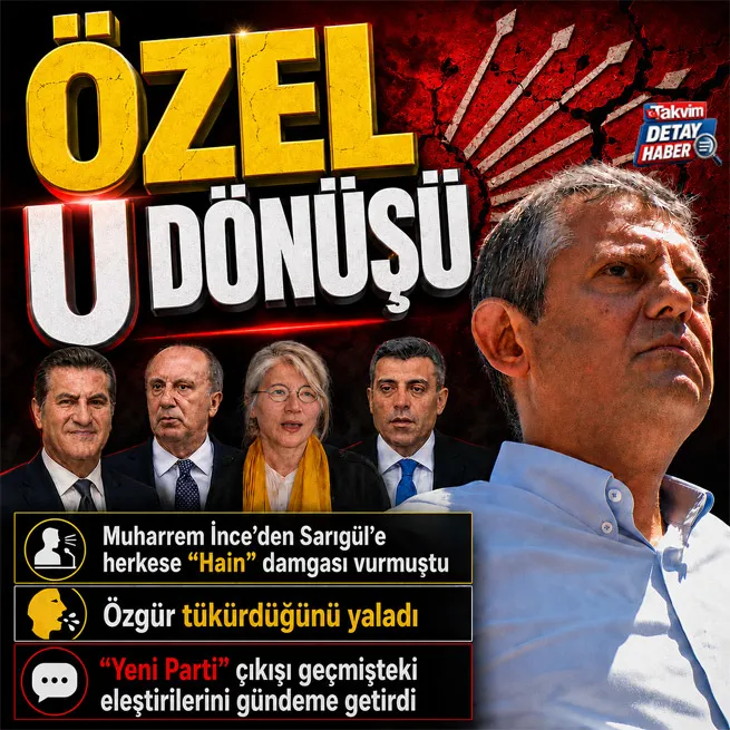 &Ouml;zg&uuml;r &Ouml;zel, koltuk hırsı uğruna kendi ge&ccedil;mişini sıfırladı