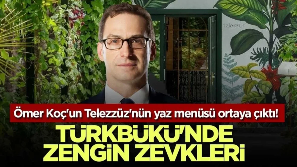 T&uuml;rkb&uuml;k&uuml;'nde zengin zevkleri