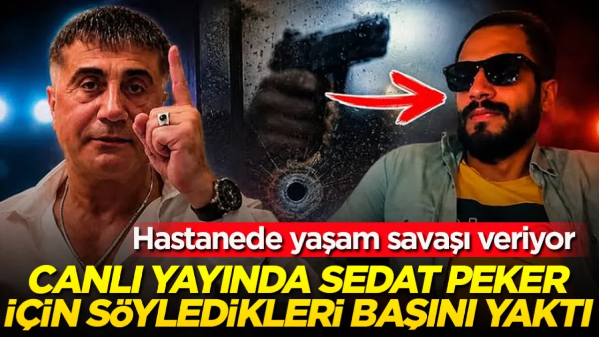 Sosyal medyada yaptığı canlı yayında firari su&ccedil; &ouml;rg&uuml;t&uuml; lideri Sedat Peker hakkında ileri geri koşuşan