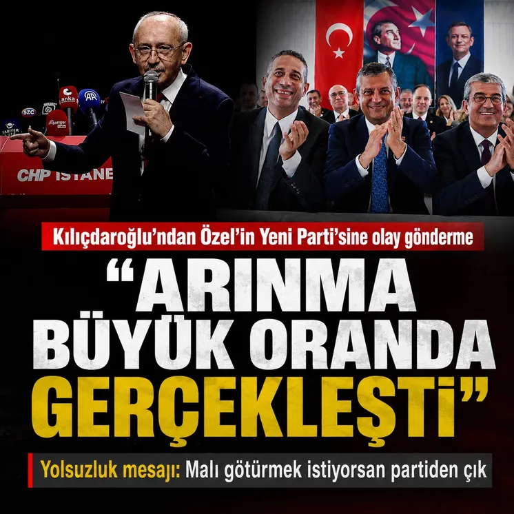 Kılı&ccedil;daroğlu'ndan &Ouml;zg&uuml;r &Ouml;zel'e olay g&ouml;nderme