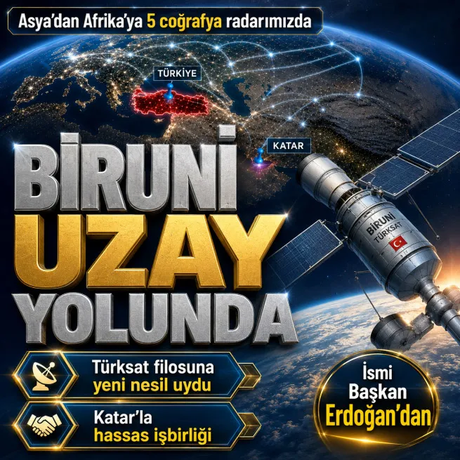 T&uuml;rkiye'nin yeni nesil uydusu T&uuml;rksat-Biruni uzaya &ccedil;ıkıyor