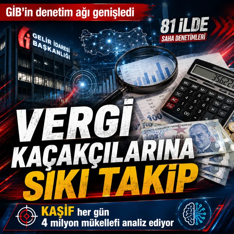 Vergi ka&ccedil;ak&ccedil;ılarına sıkı takip