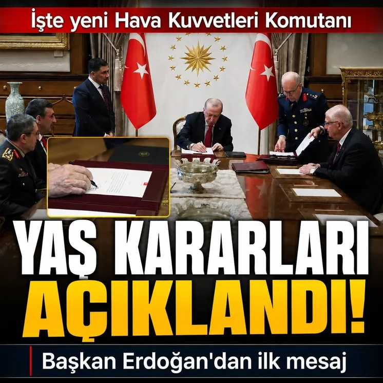 Y&uuml;ksek Askeri Şura kararları sonu&ccedil;landı