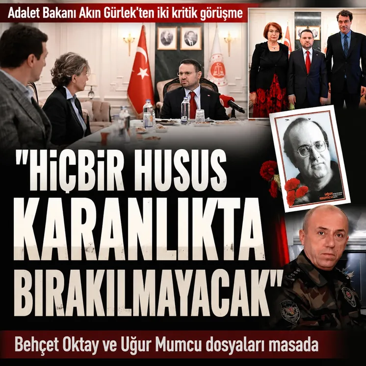 Adalet Bakanı Akın G&uuml;rlek