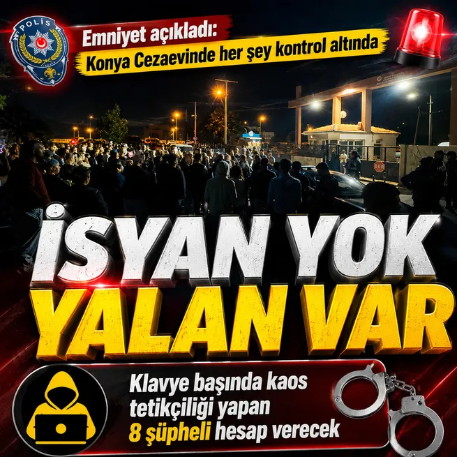 Konya Cezaevinde isyan iddiasının