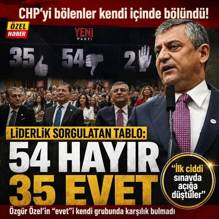Yeni Parti'de ilk &ccedil;atlak