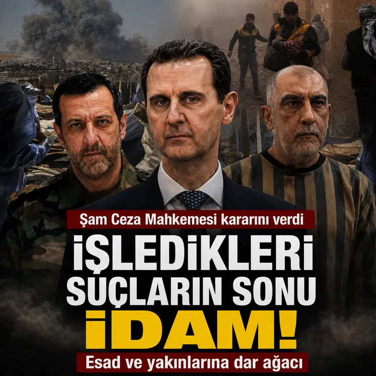 Suriye'de tarihi karar,İdama mahkım edildiler